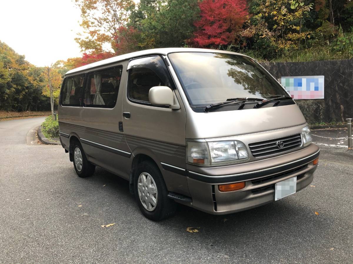 タイベル交換済 ディーゼル1KZ KZH100G ハイエースワゴン 希少5MT 車検 タイベル交換済 ディーゼル1KZ KZH100G ハイエースワゴン 希少5MT 車検