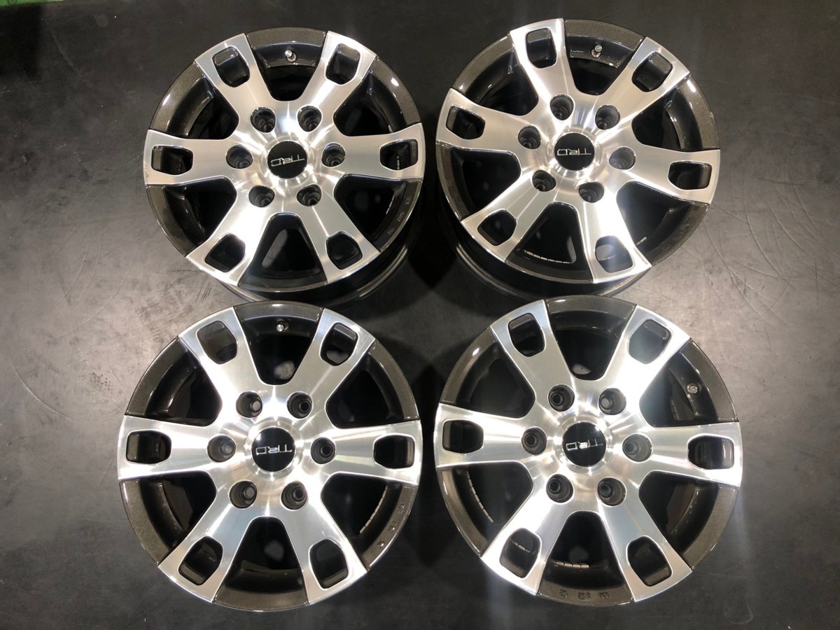 中古】TRD TF7A トヨタ ハイエース用アルミホイール（4本セット）TG