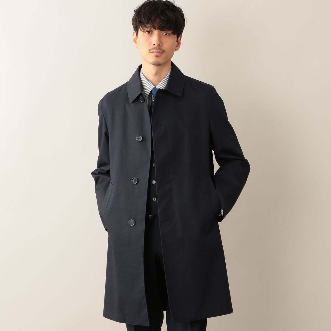 極美品 マッキントッシュフィロソフィー WELLINGTON ステンカラーコート MACKINTOSH PHILOSOPHY ステンカラーコート コート WELLINGTON