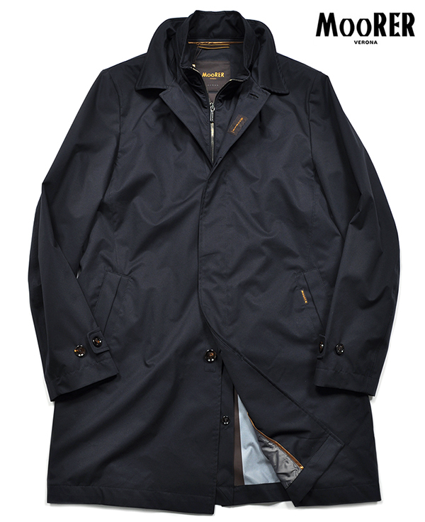 ムーレー MOORER GROMO-ADS ACQUA PROOF ステンカラーコート 新品20万