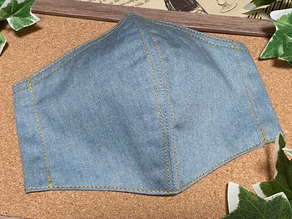新品 ハンドメイド 男性向け 大きめ デニム風ステッチ入り インナーマスク 綿100 3枚セット の落札情報詳細 ヤフオク落札価格情報 オークフリー スマートフォン版