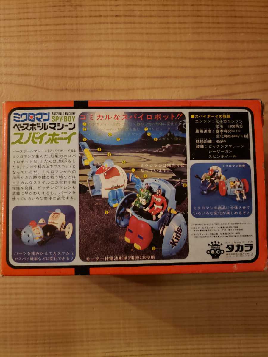 新品 ミクロマン ベースボールマシーン スパイボーイ の落札情報詳細 ヤフオク落札価格情報 オークフリー スマートフォン版
