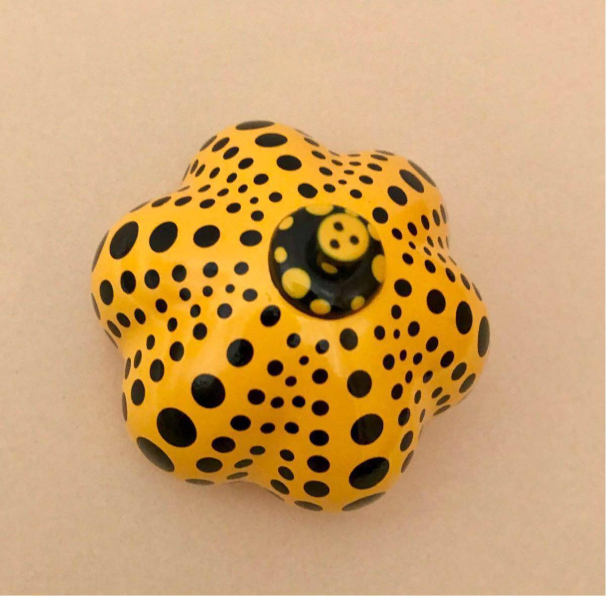 草間彌生 くさまやよい かぼちゃ ペーパーウェイト 文鎮 置物 オブジェ 1円スタート 極美品】草間彌生 かぼちゃオブジェ ペーパーウェイト