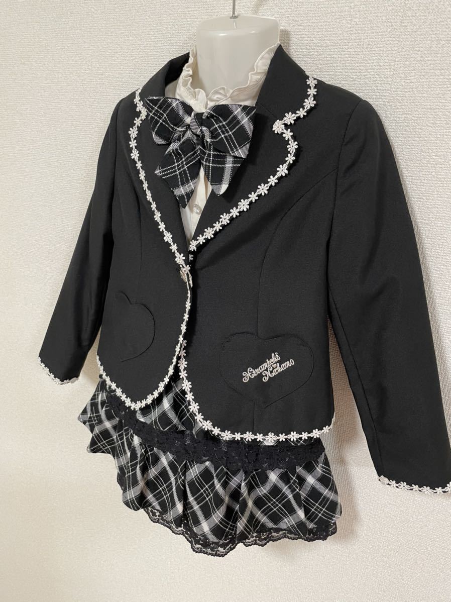 美品ヒロミチナカノ女の子フォーマル5点165リボン　バッジ　ワッペン卒服 オンライン 通販ベビー・キッズ - 美品5点セット\u203c️ヒロミチナカノ
