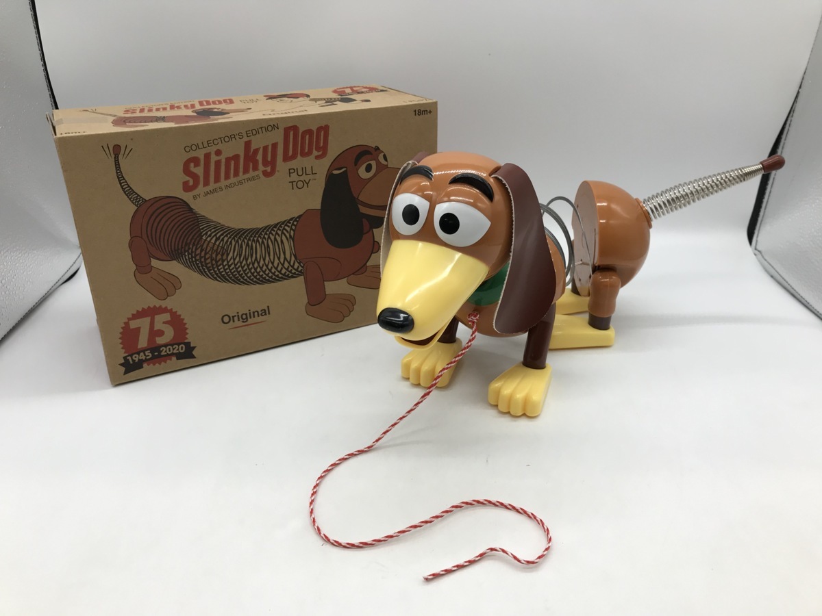 Slinky Dog オリジナル スリンキードッグ 75周年記念レトロパッケージ トイ ストーリー ディズニー おもちゃ 現状品 34 0106 Z17 の落札情報詳細 ヤフオク落札価格情報 オークフリー スマートフォン版