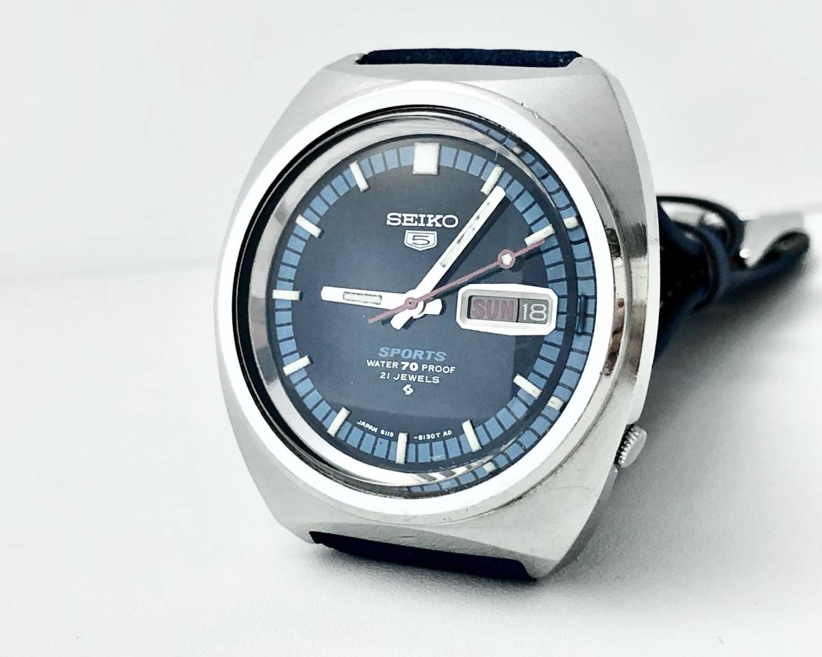 SEIKO ファイブスポーツ 6119-6020 稼働