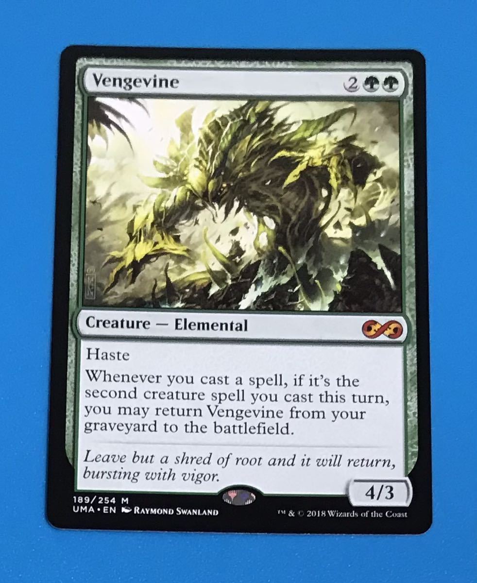 Mtg 復讐蔦 Vengevine 英語 Nm Uma の落札情報詳細 ヤフオク落札価格情報 オークフリー スマートフォン版