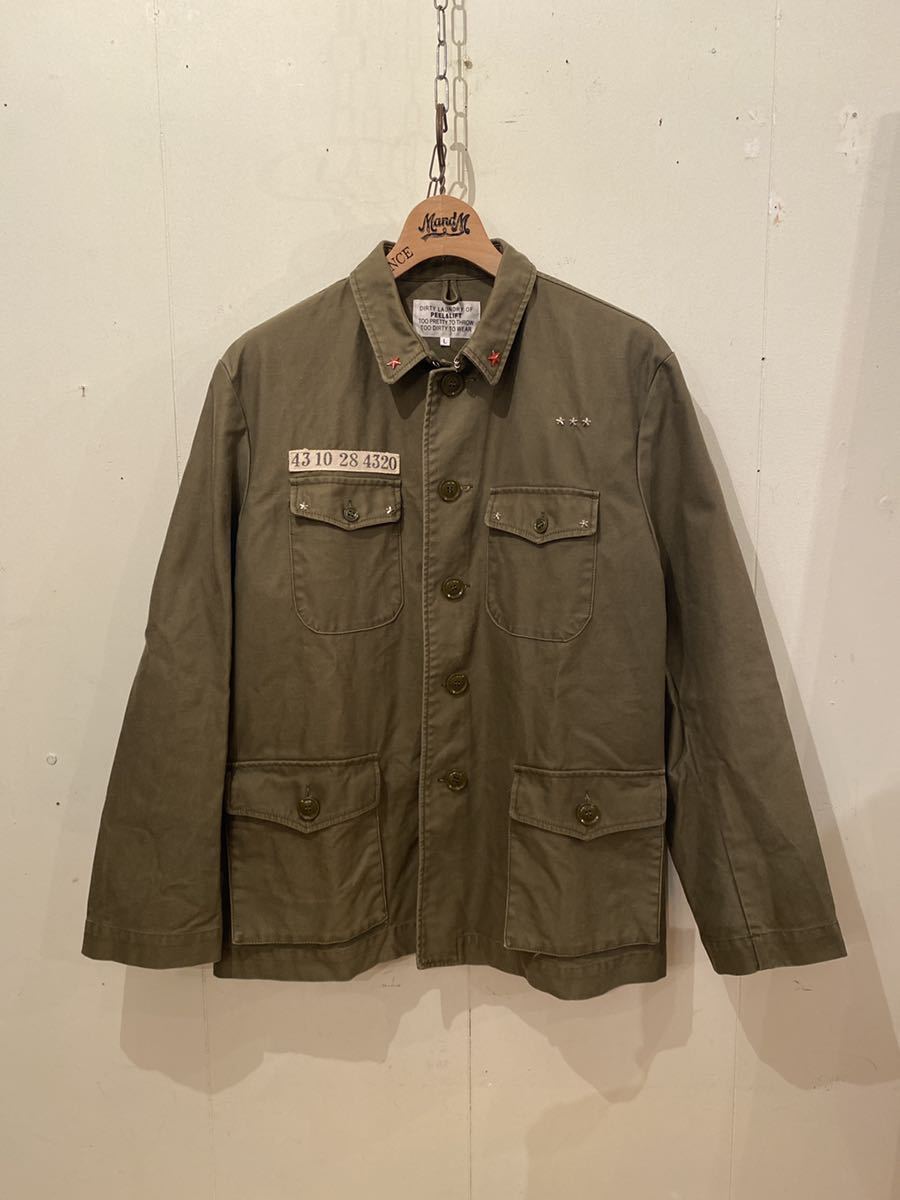 PEEL&LIFT Communist jacket 再構築 リメイク ミリタリージャケット 加工 アナーキー AFFA Sex