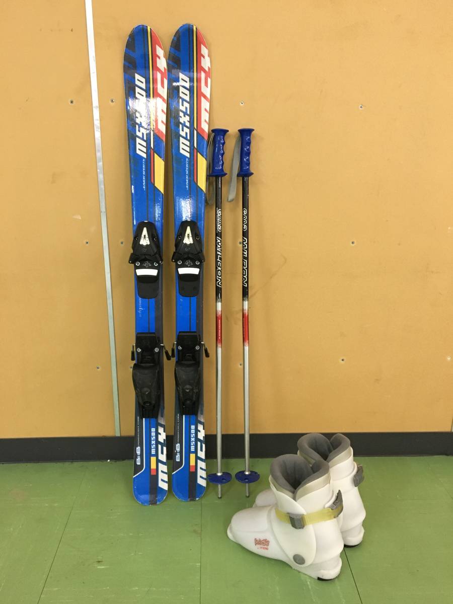 □□送料無料□NORDICA□子供用スキーセット□板110/靴21□WAX済