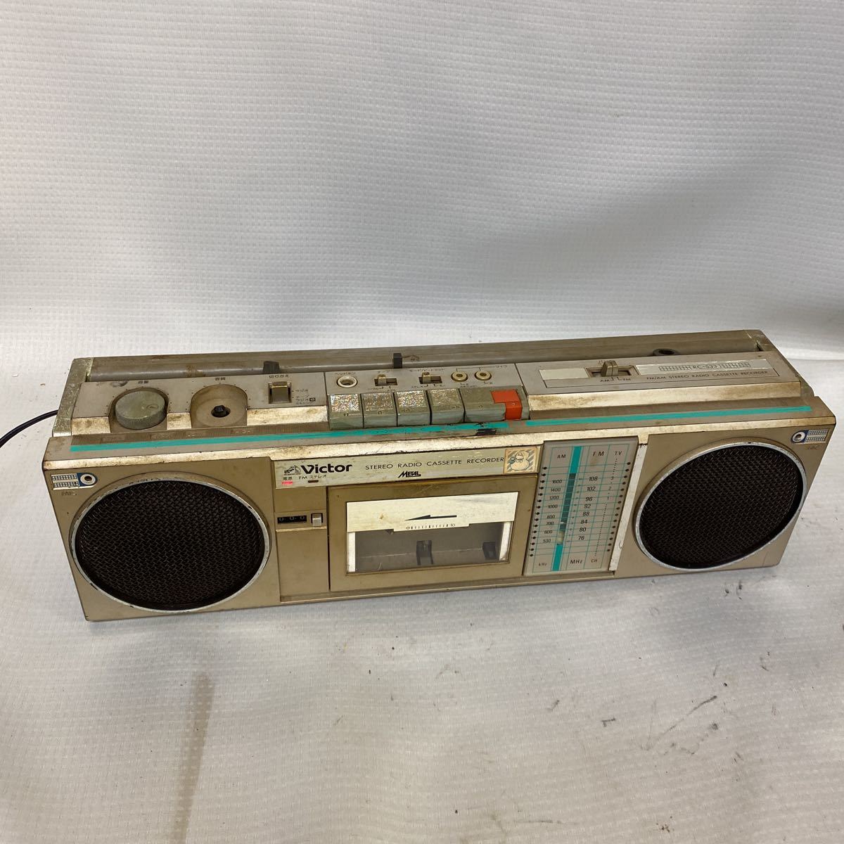 ラジカセ ステレオ 昭和レトロ Victor RC-S33 【公式通販】