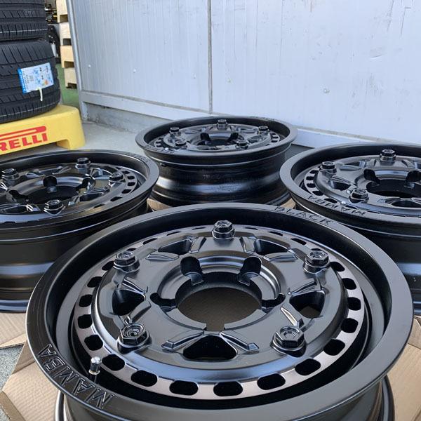 新品】ホイール4本セット ジムニー JB64 JB23 JA11 16インチ ブラック