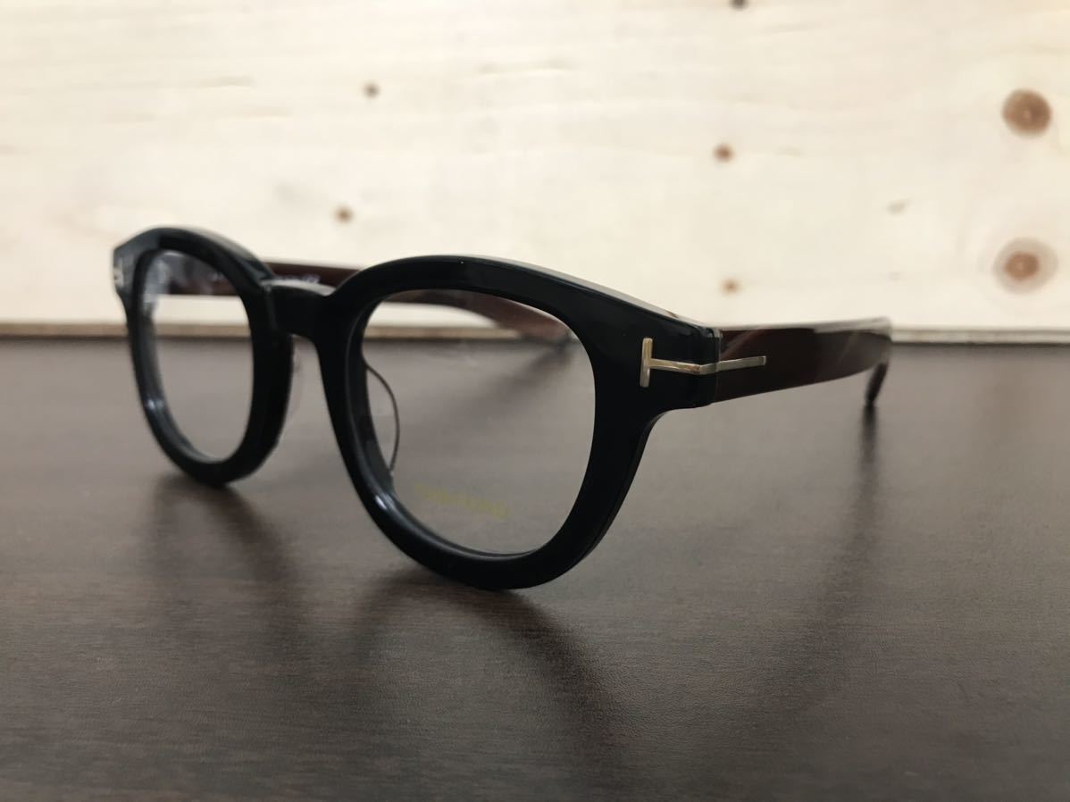 新品未使用本物トムフォードTOMFORDフルリムセルフレーム伊達メガネ  