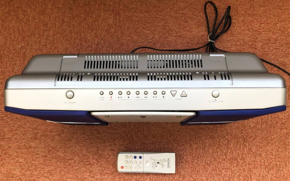 DENON D-AZ03-W パーソナルオーディオシステム MDコンポ Amazon