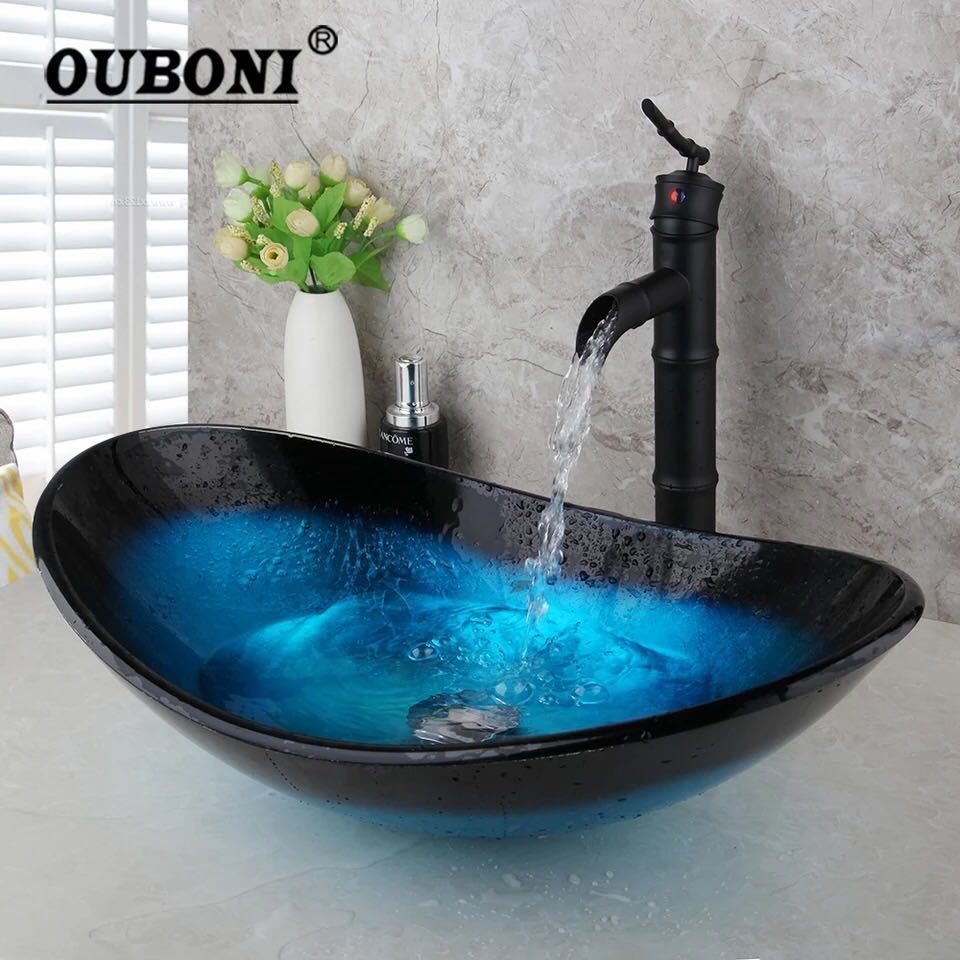 新品 送料無料 北欧 家具 おしゃれ 洗面台 クラシックブルー ヨーロッパ風 洗面器 シンク インテリア 蛇口セット 強化ガラス アート の落札情報詳細 ヤフオク落札価格情報 オークフリー スマートフォン版