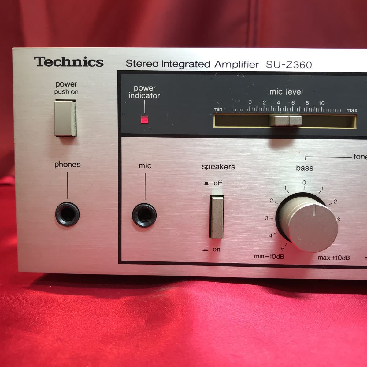 YH-5401】通電確認済み Technics テクニクス SU-Z360 プリメインアンプ