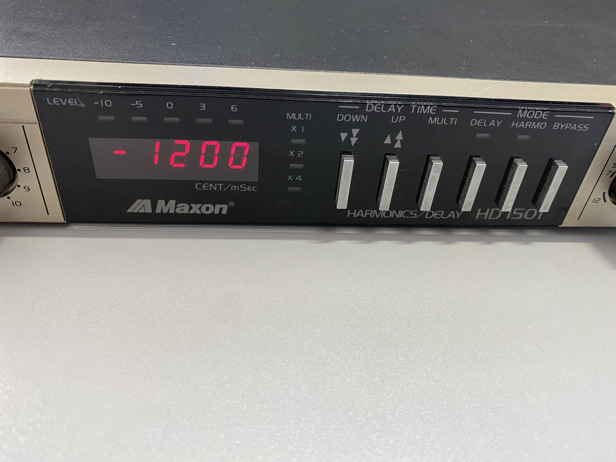 Maxon HD1501 ハーモナイザー/ディレイの落札情報詳細 - Yahoo