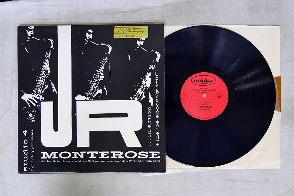 洋楽 J.R. MONTEROSE - IN ACTION STUDIO4/VSOP J.R. MONTEROSE IN ACTION - JAZZCAT-RECORD