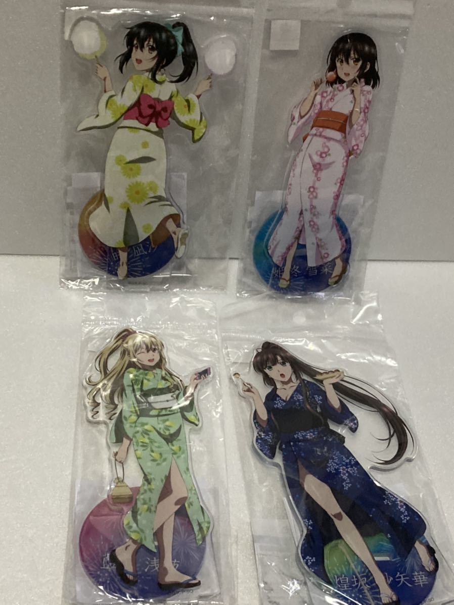 新品 ストライクザブラッド アクリルスタンド 浴衣 暁 凪沙 あかつき なぎさ 煌坂 紗矢華 きらさか さやか 藍羽 浅葱 姫柊 雪菜 の落札情報詳細 ヤフオク落札価格情報 オークフリー スマートフォン版