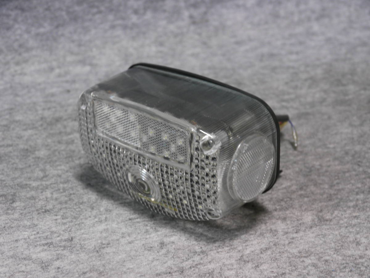 GS400 レッドスモークテールレンズ クリア ブラックテール ウインカー 