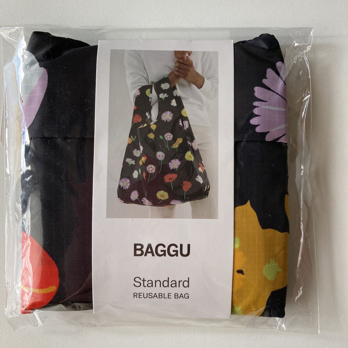 新品 送料無料 エコバッグ Baggu スタンダード バグー ブラックワイルドフラワー 花柄 バグゥ 未開封 サブバック 黒 おしゃれトート の落札情報詳細 ヤフオク落札価格情報 オークフリー スマートフォン版