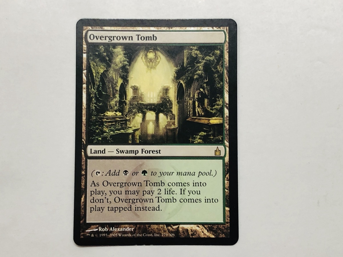 Mtg 草むした墓 Overgrown Tomb 英語版 Magic The Gathering マジック ザ ギャザリング 3 3 No 7721 の落札情報詳細 ヤフオク落札価格情報 オークフリー スマートフォン版
