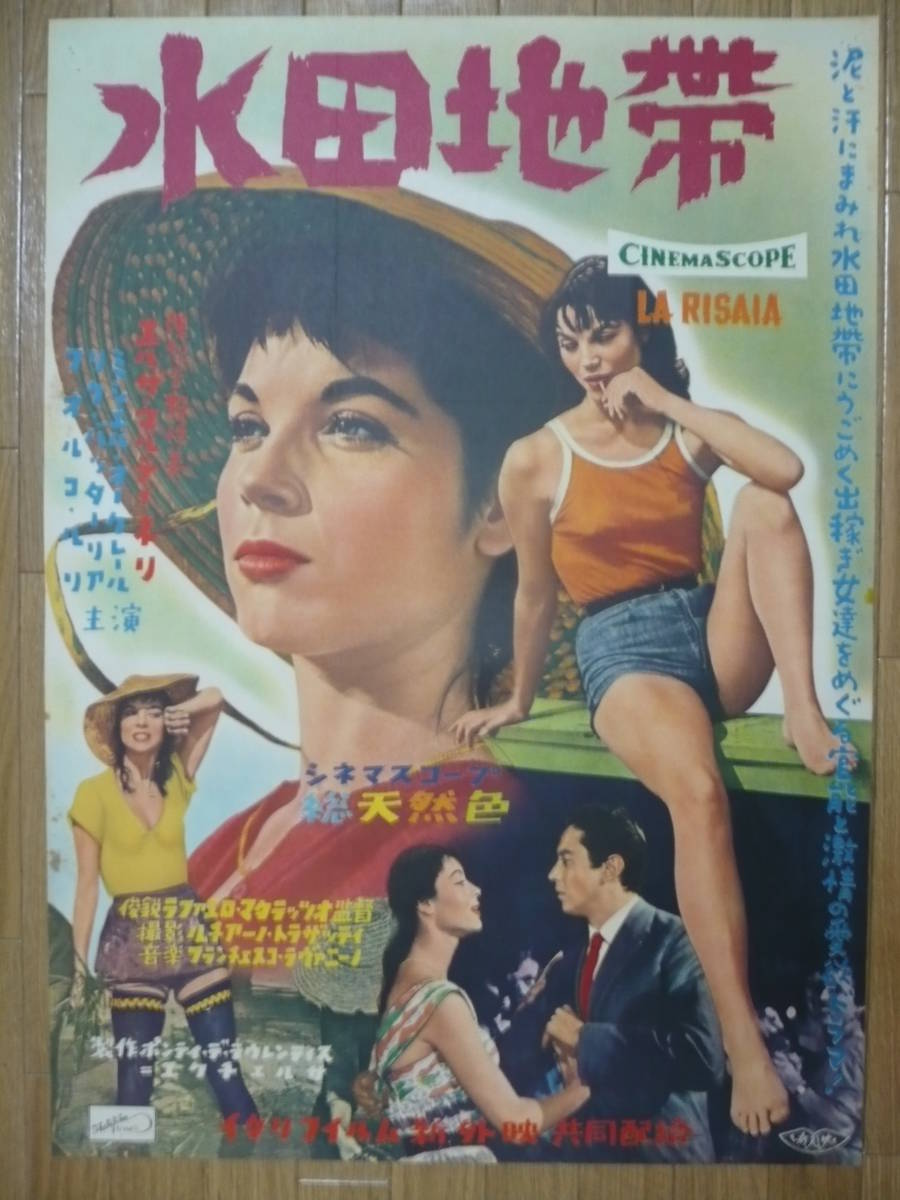 水田地帯 エルザ マルティネリ主演 1956年公開初版ポスター の落札情報詳細 ヤフオク落札価格情報 オークフリー スマートフォン版