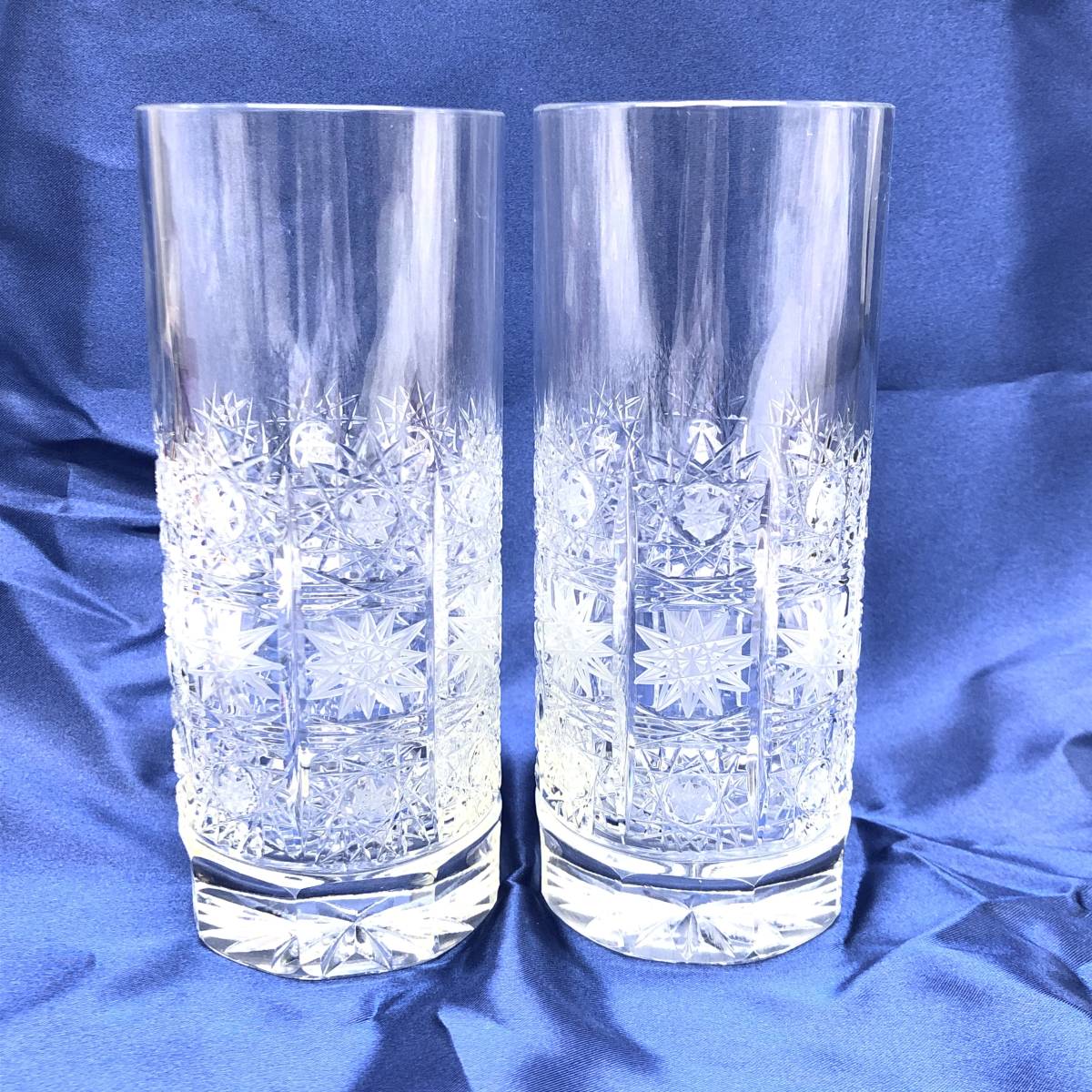 おすすめ Bohemia ボヘミア ボヘミアクリスタル ペアグラス カットグラス 2客セット ガラス タンブラー コップ 食器 Cc0 の落札情報詳細 ヤフオク落札価格情報 オークフリー スマートフォン版