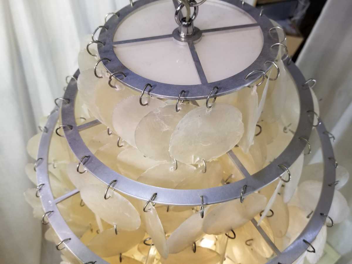 ファンシェルペンダントライト 特大 長さが１５０ｃｍ ジャンク品 組立 ヴェルナーパントン Verner Panton メーカー不明 の落札情報詳細 ヤフオク落札価格情報 オークフリー スマートフォン版