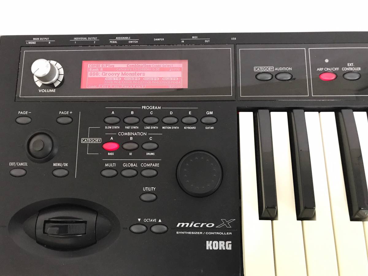 KORG コルグ microX シンセサイザー（ジャンク品】KORG/コルグ