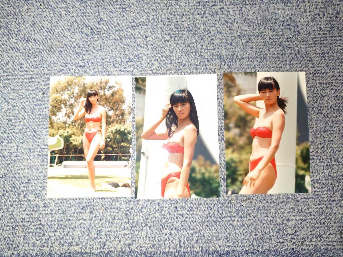 広田恵子 86'カネボウ水着キャンペーンガールの昔、集めていた写真を
