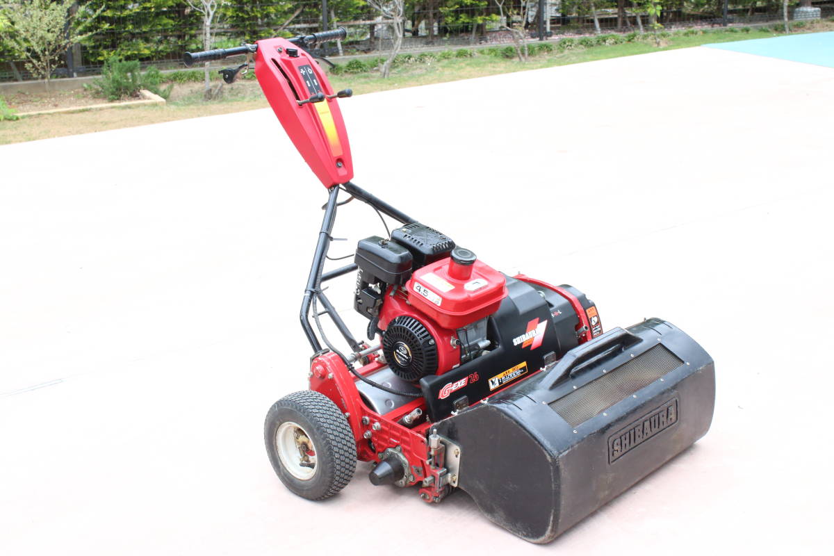 芝刈り機（株）IHIシバウラSHIBAURA自走グリーンモアTS262 プロ仕様 芝刈り機（株）IHIシバウラ SHIBAURA自走グリーンモアG-EXE26 刈幅643