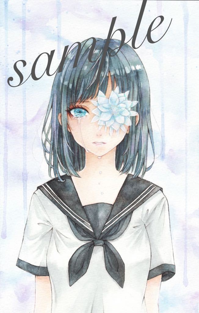 ❤超美人☆手書き美人イラスト(220602)☆配送無料 新品】手描き