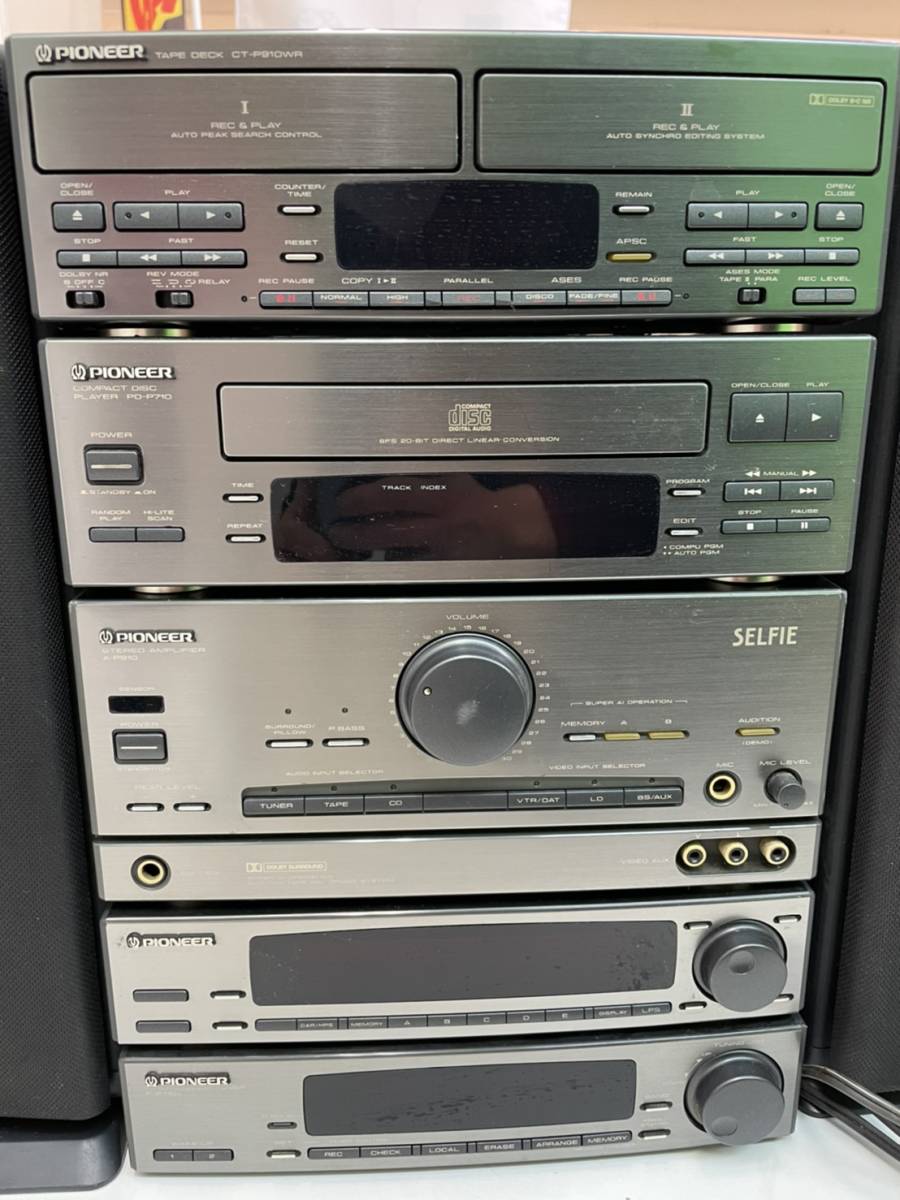 伊3206）Pioneer SELFIE S90 システムコンポ おまとめ ジャンク品 SONY
