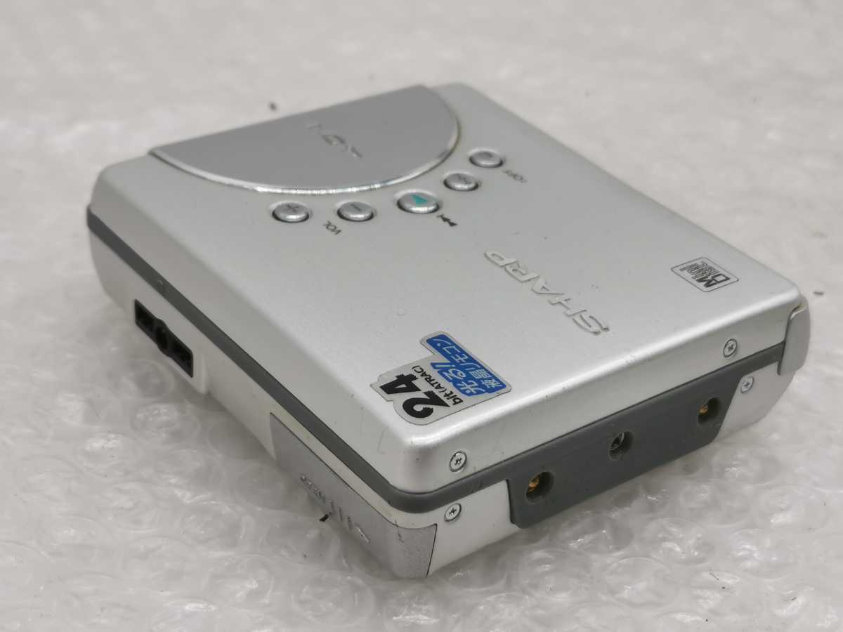 SHARP MD-SS401-S ポータブルMDプレーヤー ジャンク扱いの落札