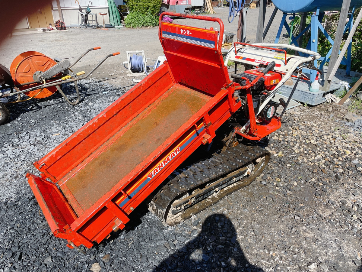 ヤンマー 運搬車 CG12 クローラー ダンプ 450kg ガソリン エンジン 中古