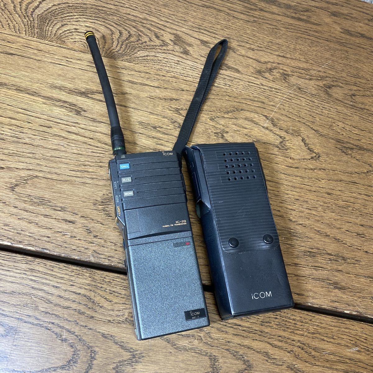 ICOM IC-02N 144MHz FMトランシーバー - メルカリ ICOM IC-2G 144MHz