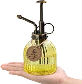 新品 Hイエロー Tossow 霧吹き ガラス 植物 園芸 霧吹き アンティーク調 インテリア 霧吹き おしゃれ じょうろ 観葉植物 の落札情報詳細 ヤフオク落札価格情報 オークフリー スマートフォン版