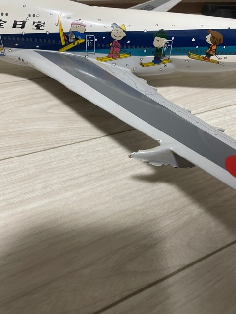 特大 1 100 47 400 Ana スヌーピーjet Ja61 メーカー不明 ジャンク 飛行機模型 送料無料 の落札情報詳細 ヤフオク落札価格情報 オークフリー スマートフォン版