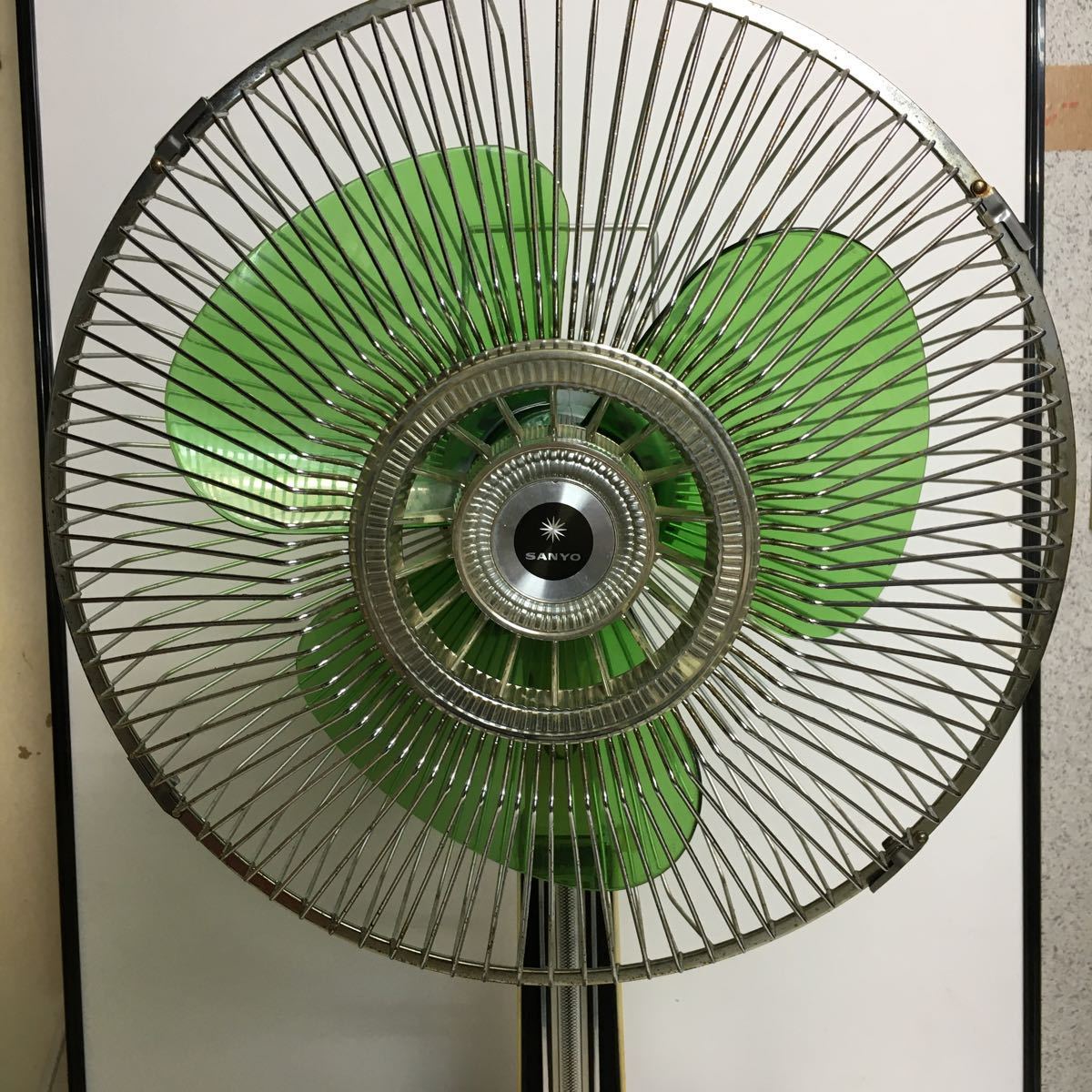 C713 SANYO Dynamic Wide EF-6HZ型/サンヨー扇風機 お座敷扇/昭和 ...