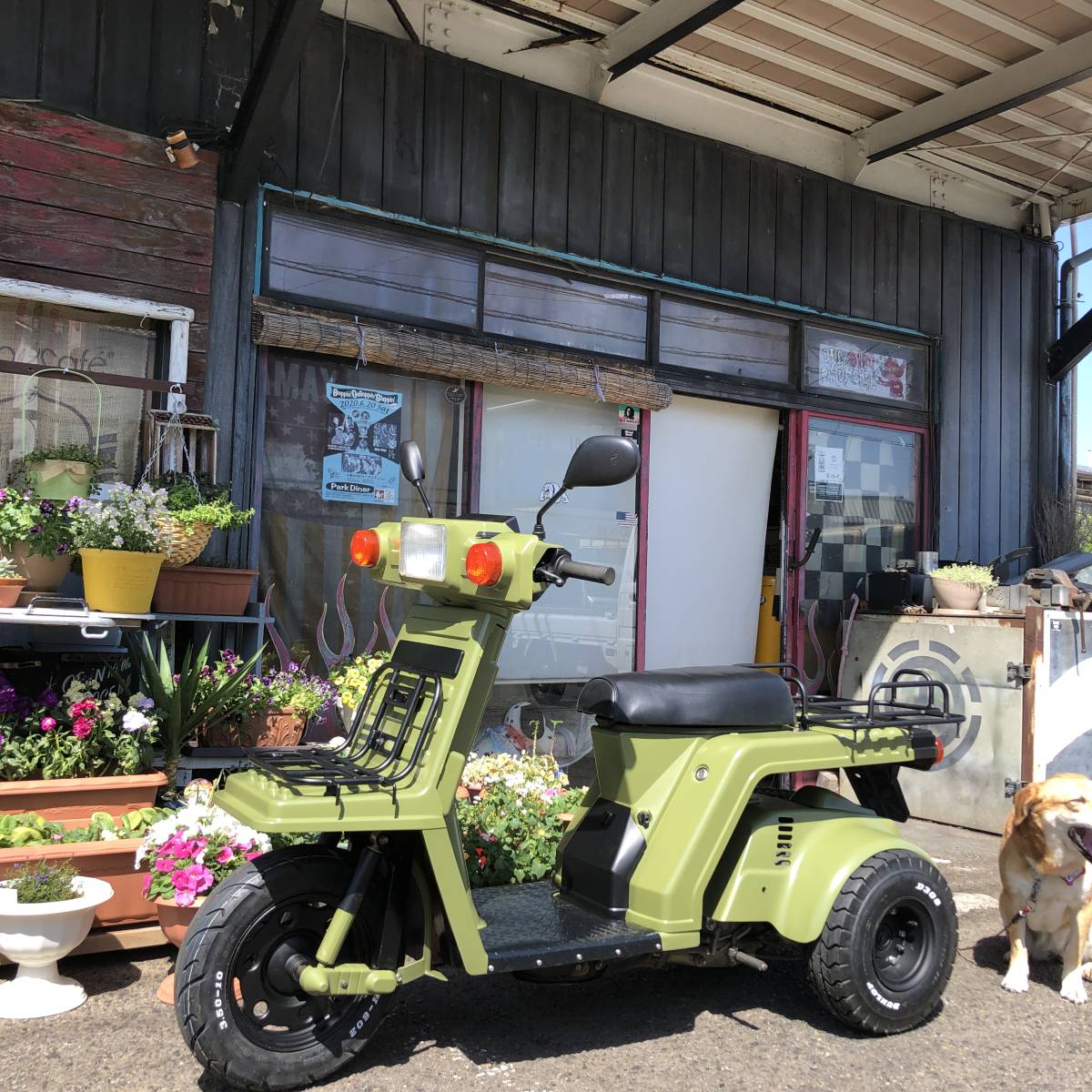 ホンダ ジャイロｘ TD01-220 ホンダ ジャイロｘ 部品取り車 ＴＤ01-220 ②