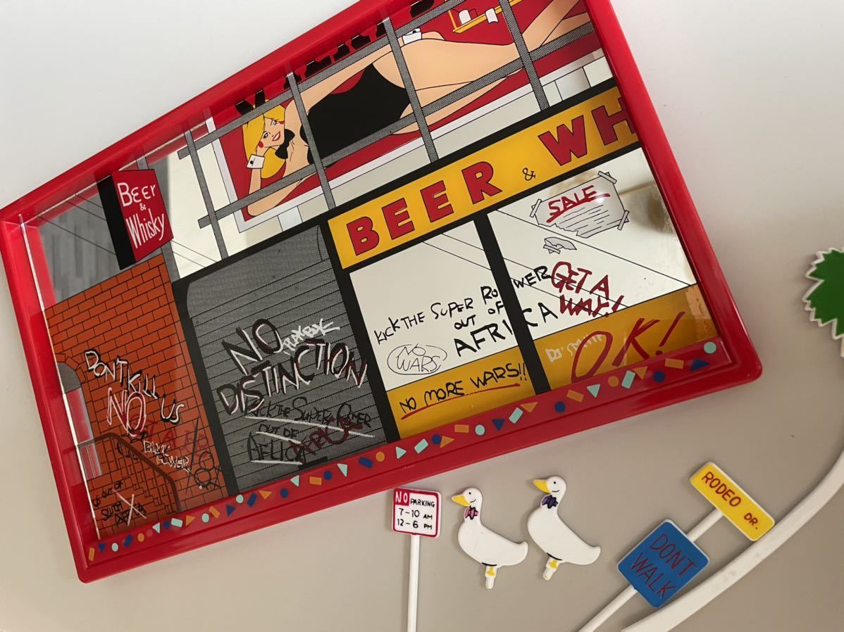 パブミラー 80年代インテリア 昭和 レトロ ファンシー 壁掛け ミラー 80s の落札情報詳細 ヤフオク落札価格情報 オークフリー スマートフォン版