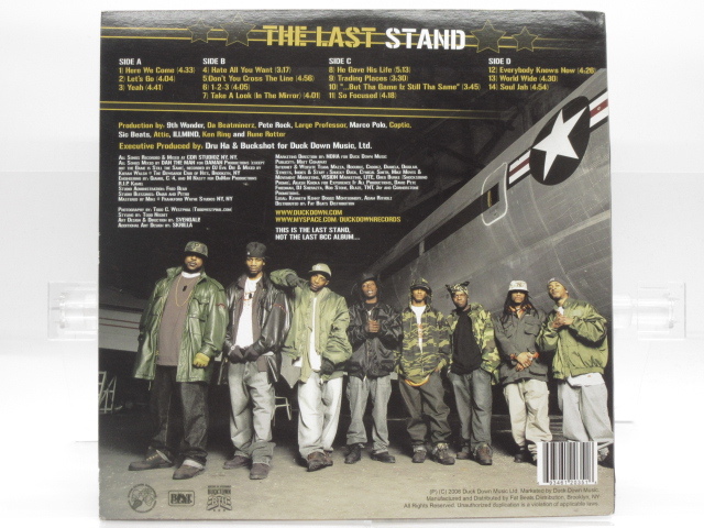 Boot Camp Clik(ブート・キャンプ・クリック)「The Last Stand」LP（12