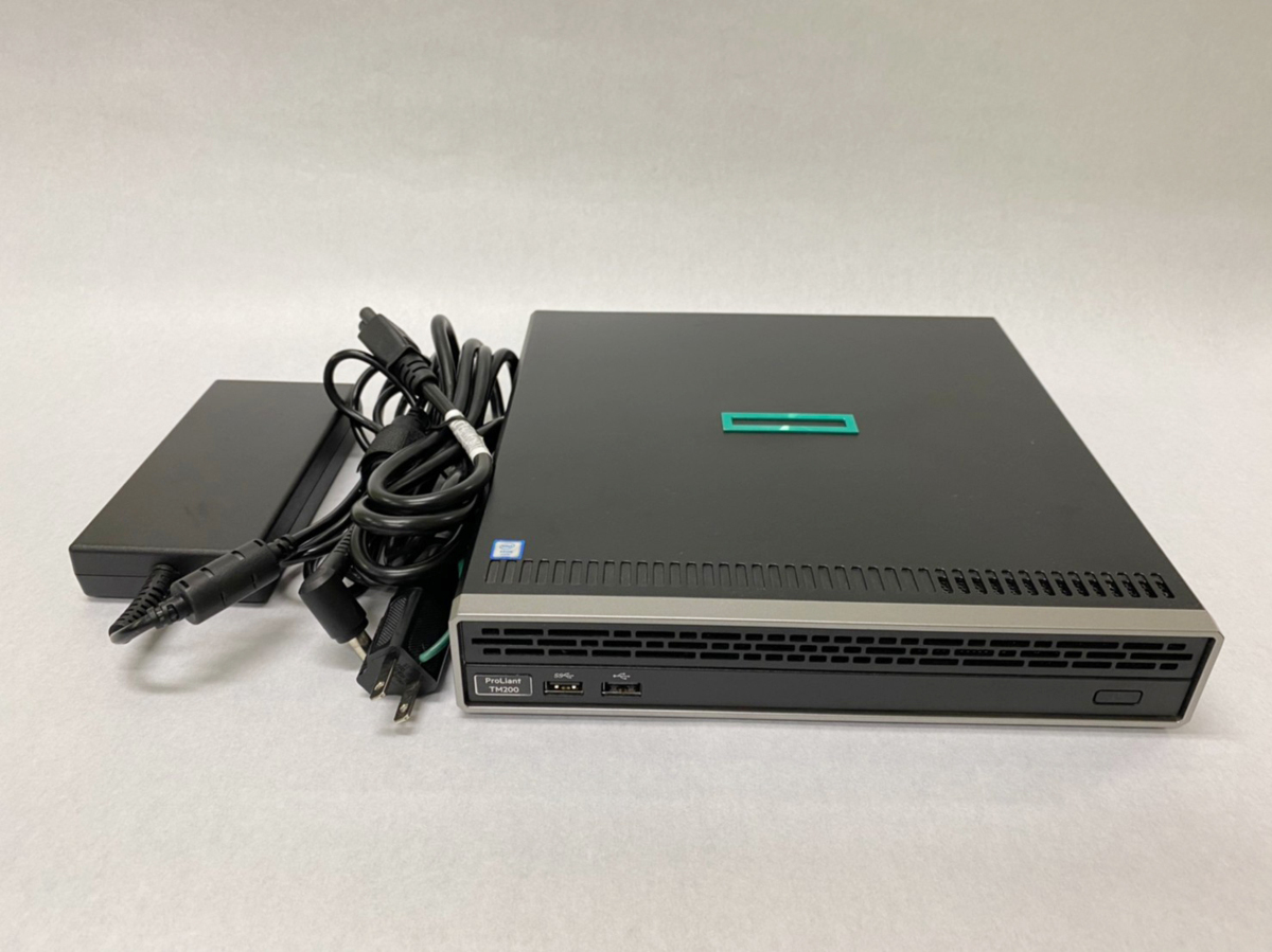 サーバー hp ProLiant Thin Micro TM200 Xeon D-1518 hp ProLiant Thin Micro TM200 Server Xeon D-1518 2.2GHz 16GB
