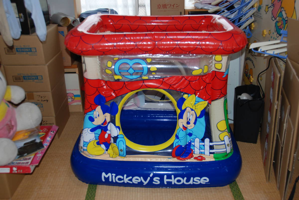 ミッキーマウス ボールプール ハウス型 Used 空ビ プール ビーチボール 浮き輪 浮き具 の落札情報詳細 ヤフオク落札価格情報 オークフリー スマートフォン版