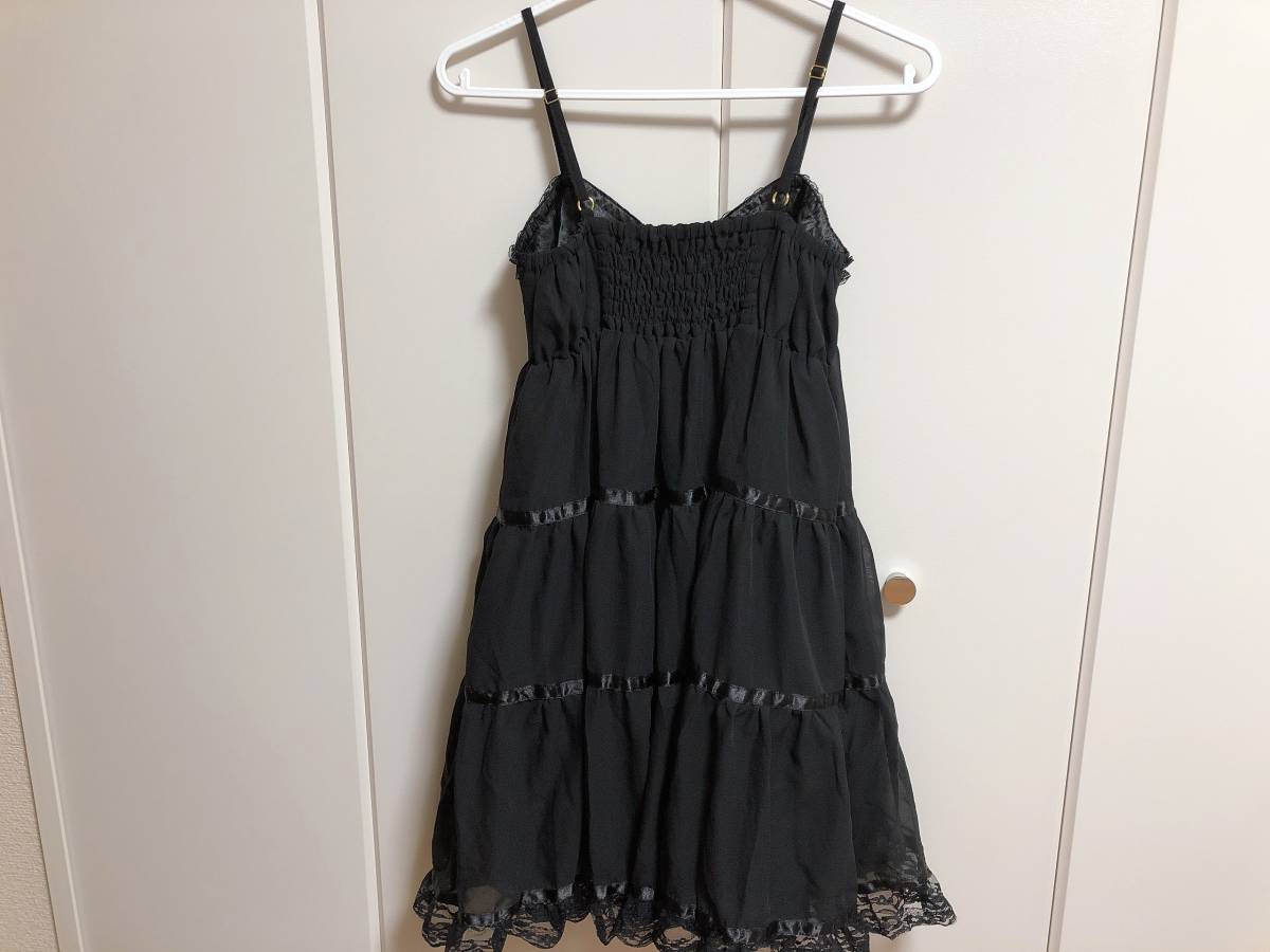 Tralala トゥララ Liｚlisa リズリサ ワンピース 黒 ブラック メイド風 の落札情報詳細 ヤフオク落札価格情報 オークフリー スマートフォン版