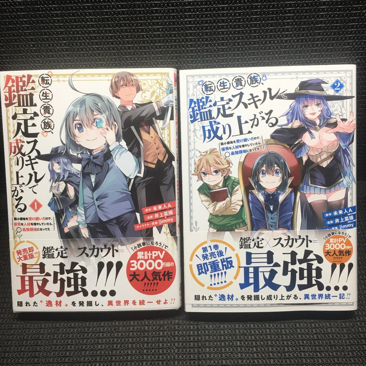 転生貴族鑑定スキルで成り上がる 弱小領地を受け継いだので 優秀な人材を増やしていたら 最強領地になってた 1 2巻 全帯付 刷数 2 1 の落札情報詳細 ヤフオク落札価格情報 オークフリー スマートフォン版