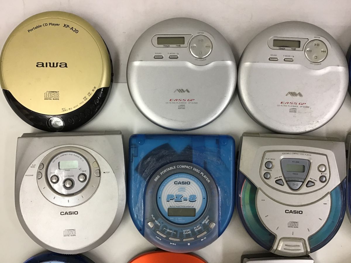 10：ケンウッド ソニー アイワ他　ポータブルCDプレーヤー　計11点　ジャンク AIWA XP-EV500 XP-V310 KENWOOD DPC-541 他 ポータブルCDプレーヤー 21