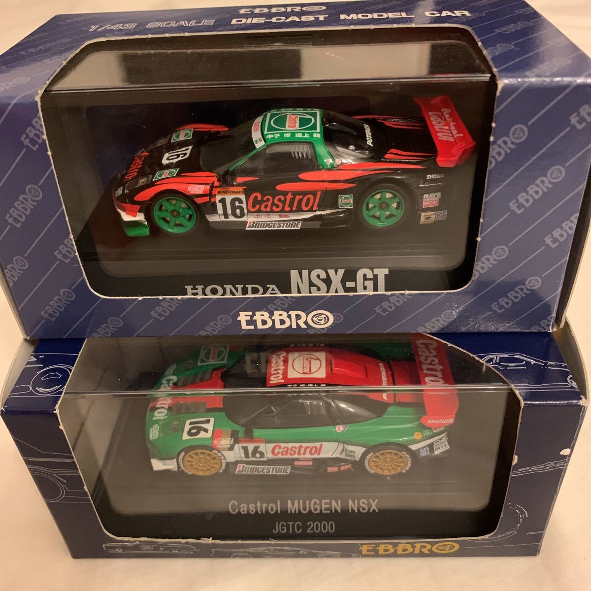 エブロ 1/43 CASTROL MUGEN NSX JGTC 2000 280 ミニカー 同時