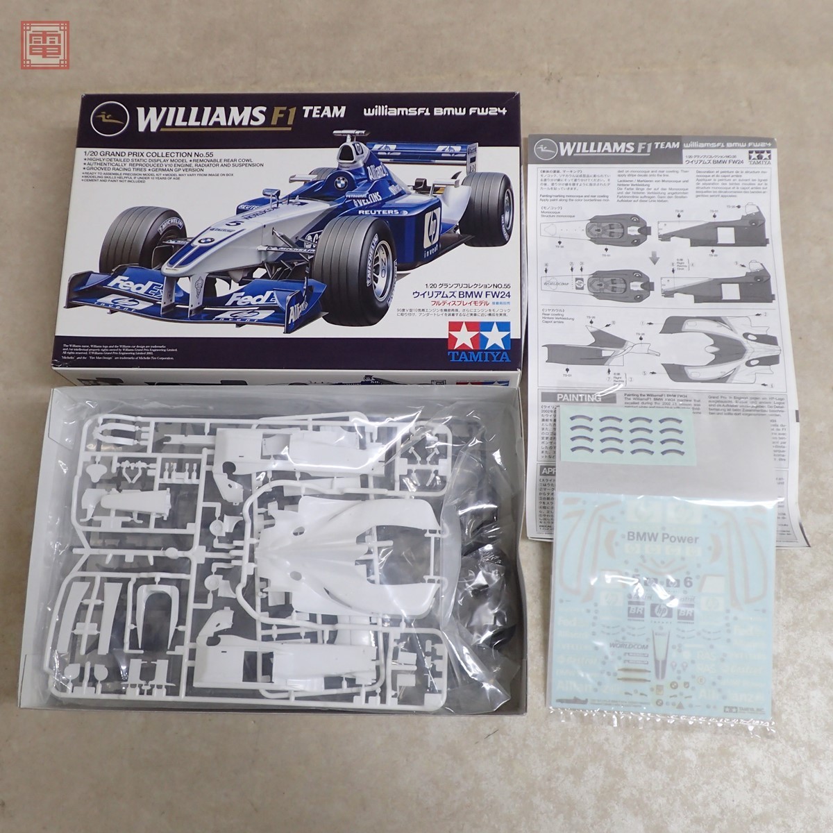 訳あり品 1/20 タミヤ ウィリアムズ FW24 訳あり品 1/20 タミヤ ウィリアムズ FW24（1/20 ウィリアムズ