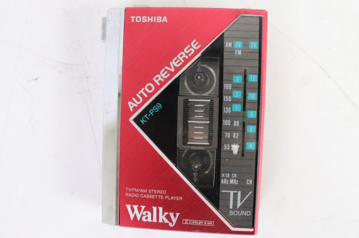 TOSHIBA 東芝KT-PS9 Walky ウォークマンカセットプレーヤー TOSHIBA 東芝KT-PS9 ほどき Walky ウォークマンカセットプレーヤー